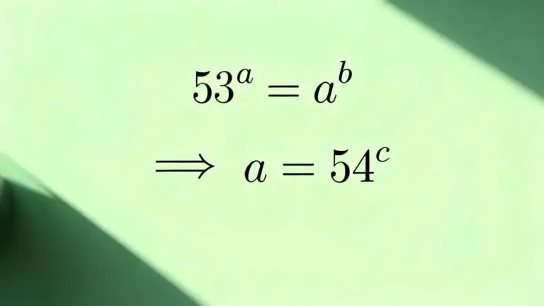 Espressione matematica con potenze su sfondo verde chiaro
